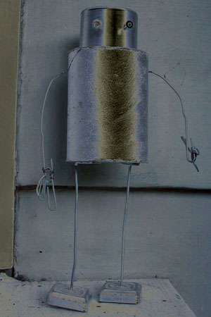 Robot sculpture by Howard Waldrop