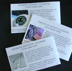 Infinite License Cards