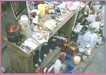 Ground Zero folk altar