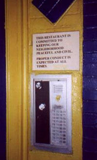 door to East Village restaraunt